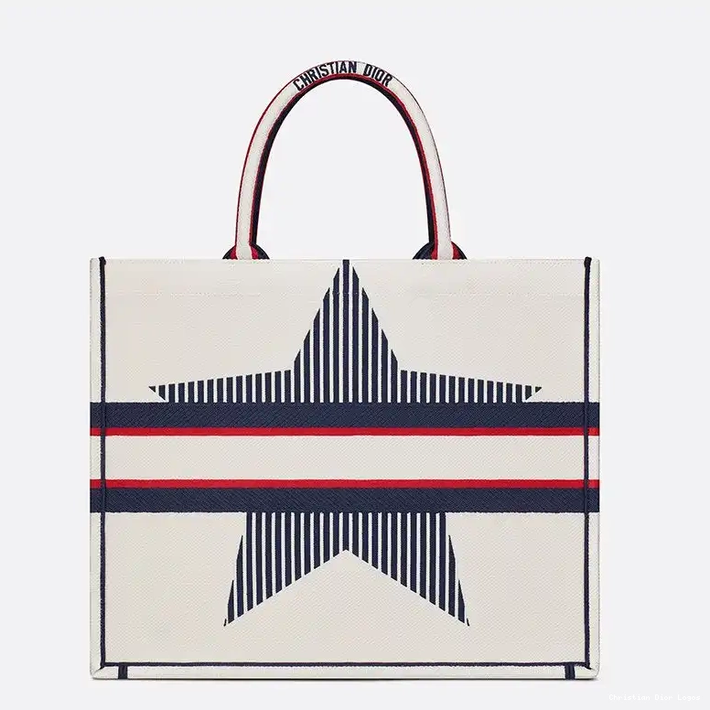 Cheap DiorAlps Tote Dior White Canvas Book Motif 0428 Luxury